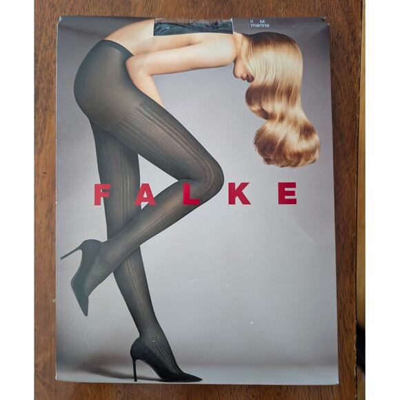 Falke Marine Navy Fashion Tights (II M) - Picture 1 of 5